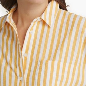 NWOT Madewell Signature Poplin Oversized Shirt